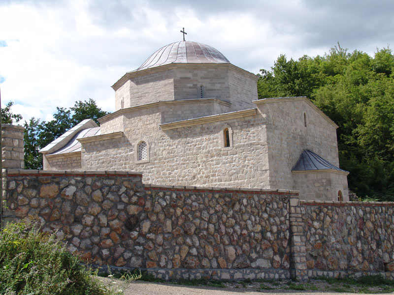 Церковь монастыря Заградье возведена в честь Святого Иоанна Крестителя